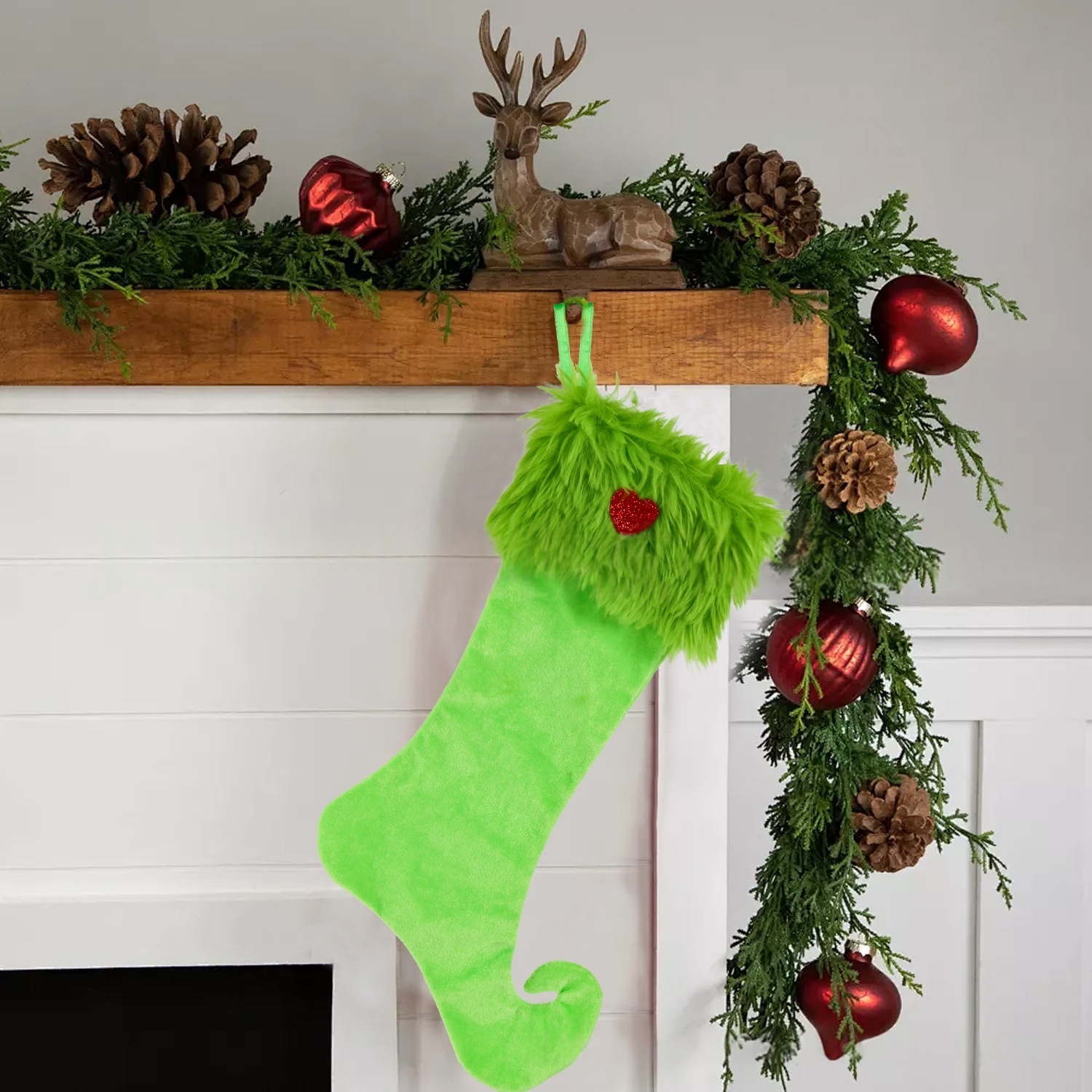 Christmas Stockings Holiday Decor Hanging Socks for Mantel Christmas Tree Decor